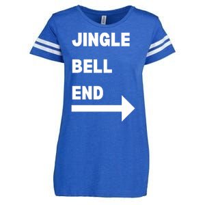 Jingle Bell End Rude Christmas Enza Ladies Jersey Football T-Shirt