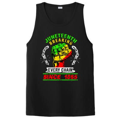 Juneteenth Breaking Every Chain Since 1865 African American PosiCharge Competitor Tank