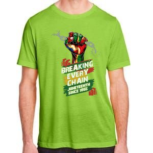 Junenth Breaking Every Chain Since 1865 Cute Gift Adult ChromaSoft Performance T-Shirt