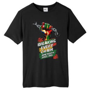 Junenth Breaking Every Chain Since 1865 Cute Gift Tall Fusion ChromaSoft Performance T-Shirt