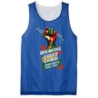 Junenth Breaking Every Chain Since 1865 Cute Gift Mesh Reversible Basketball Jersey Tank