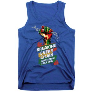 Junenth Breaking Every Chain Since 1865 Cute Gift Tank Top