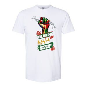 Junenth Breaking Every Chain Since 1865 Cute Gift Softstyle CVC T-Shirt