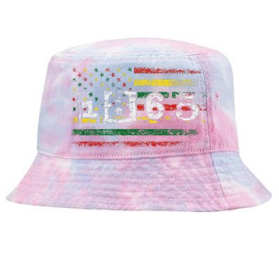 Juneteenth Black Emancipation Day 1865 Tie-Dyed Bucket Hat