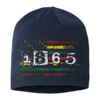 Juneteenth Black Emancipation Day 1865 Sustainable Beanie