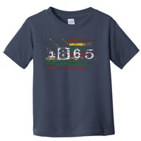 Juneteenth Black Emancipation Day 1865 Toddler T-Shirt