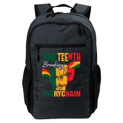 Junenth Breaking Every Chain Since 1865 Meaningful Gift Daily Commute Backpack