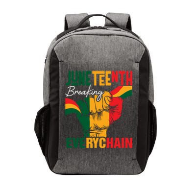 Junenth Breaking Every Chain Since 1865 Meaningful Gift Vector Backpack