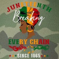 Juneteenth Breaking Every Chain Since 1865 Legacy Tie Dye Trucker Hat