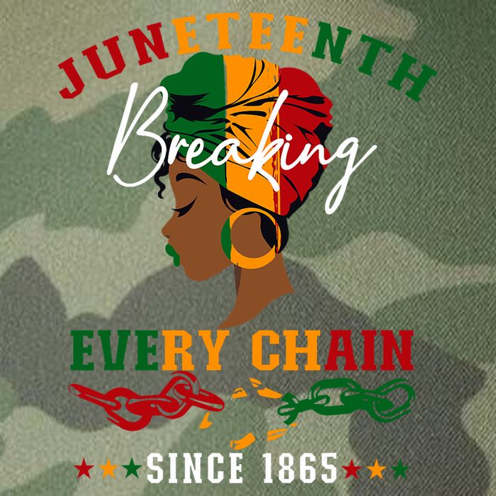 Juneteenth Breaking Every Chain Since 1865 Legacy Tie Dye Trucker Hat