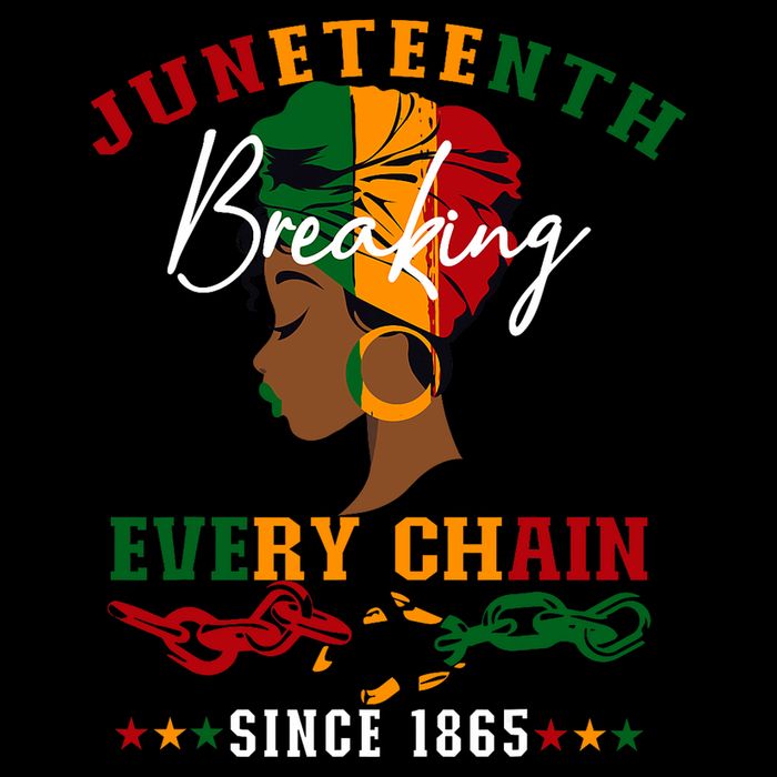 Juneteenth Breaking Every Chain Since 1865 16 in Basic Backpack