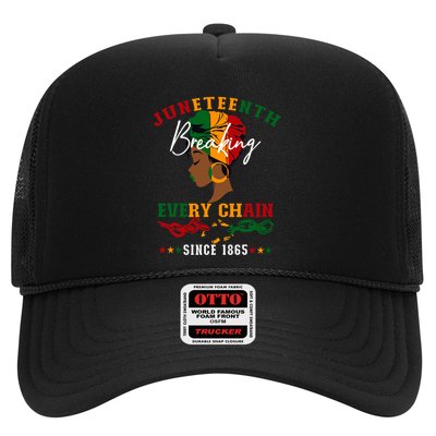 Juneteenth Breaking Every Chain Since 1865 Trucker Hat