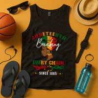 Juneteenth Breaking Every Chain Since 1865 Tank Top