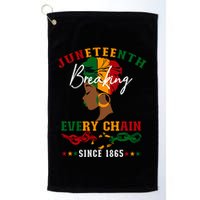 Juneteenth Breaking Every Chain Since 1865 Golf Towel