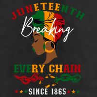 Juneteenth Breaking Every Chain Since 1865 Golf Towel