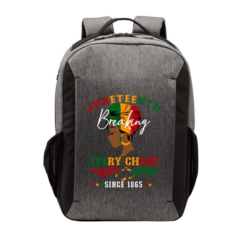 Juneteenth Breaking Every Chain Since 1865 Vector Backpack