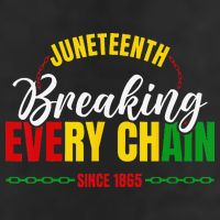 Juneteenth Breaking Every Chain Since 1865 Garment-Dyed Fleece Hoodie
