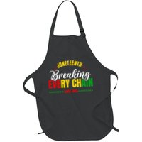 Juneteenth Breaking Every Chain Since 1865 Apron