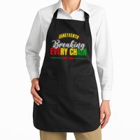 Juneteenth Breaking Every Chain Since 1865 Apron