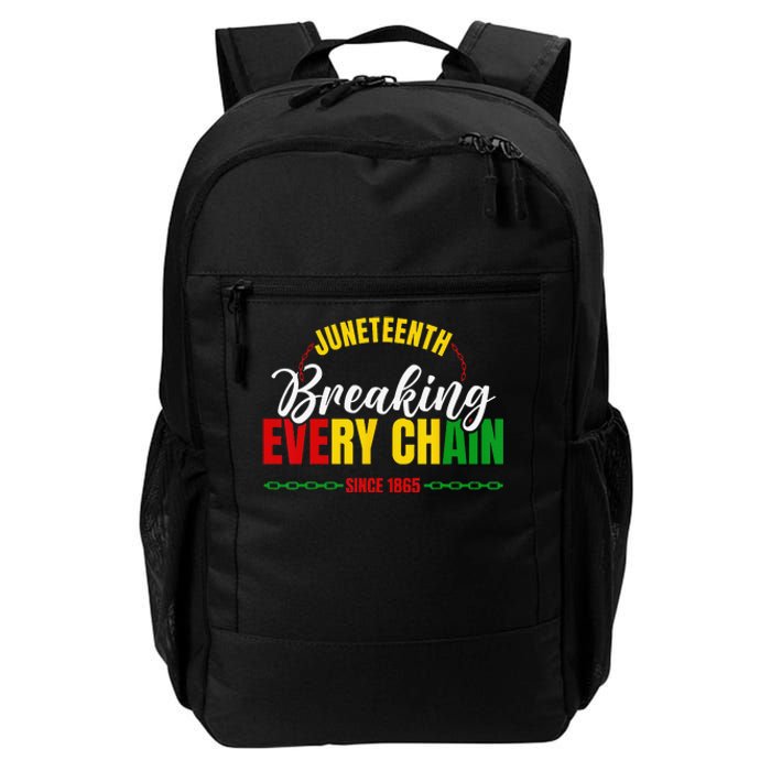 Juneteenth Breaking Every Chain Since 1865 Daily Commute Backpack