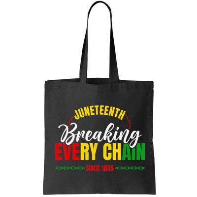 Juneteenth Breaking Every Chain Since 1865 Bag