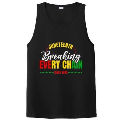 Juneteenth Breaking Every Chain Since 1865 PosiCharge Competitor Tank