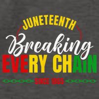 Juneteenth Breaking Every Chain Since 1865 Vector Backpack