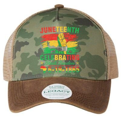 Juneteenth Breaking Every Chain Black  Legacy Tie Dye Trucker Hat