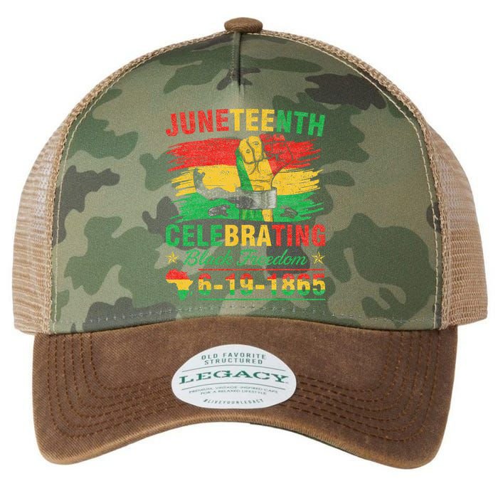 Juneteenth Breaking Every Chain Black  Legacy Tie Dye Trucker Hat