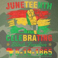 Juneteenth Breaking Every Chain Black  Legacy Tie Dye Trucker Hat