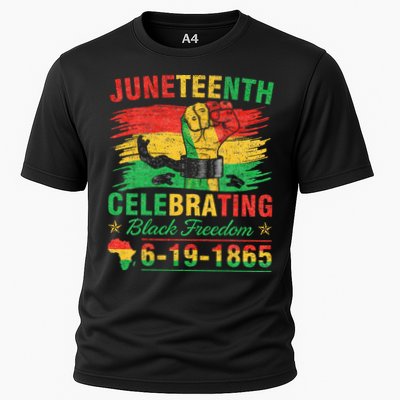 Juneteenth Breaking Every Chain Black  Performance Shirt