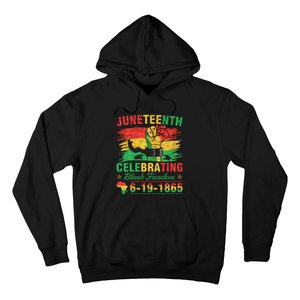 Juneteenth Breaking Every Chain Black  Hoodie