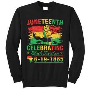 Juneteenth Breaking Every Chain Black  Sweatshirt