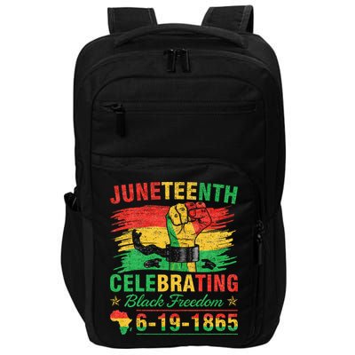 Juneteenth Breaking Every Chain Black  Impact Tech Backpack