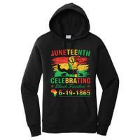 Juneteenth Breaking Every Chain Black  Women's Pullover Hoodie