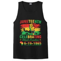 Juneteenth Breaking Every Chain Black  PosiCharge Competitor Tank
