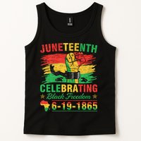 Juneteenth Breaking Every Chain Black  Tank Top