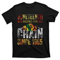 Juneteenth Breaking Every Chain Since 1865 T-Shirt