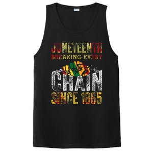 Juneteenth Breaking Every Chain Since 1865 PosiCharge Competitor Tank