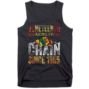 Juneteenth Breaking Every Chain Since 1865 Tank Top