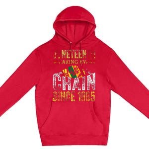 Juneteenth Breaking Every Chain Since 1865 Premium Pullover Hoodie