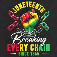 Juneteenth Breaking Every Chain Since 1865 Juneteenth Is My Independence Day Cool Comfort Performance Bucket Hat