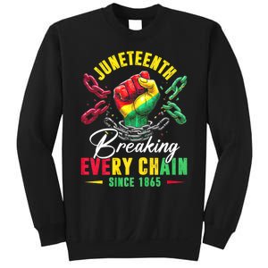 Juneteenth Breaking Every Chain Since 1865 Juneteenth Is My Independence Day Sweatshirt