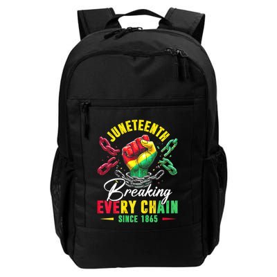 Juneteenth Breaking Every Chain Since 1865 Juneteenth Is My Independence Day Backpack