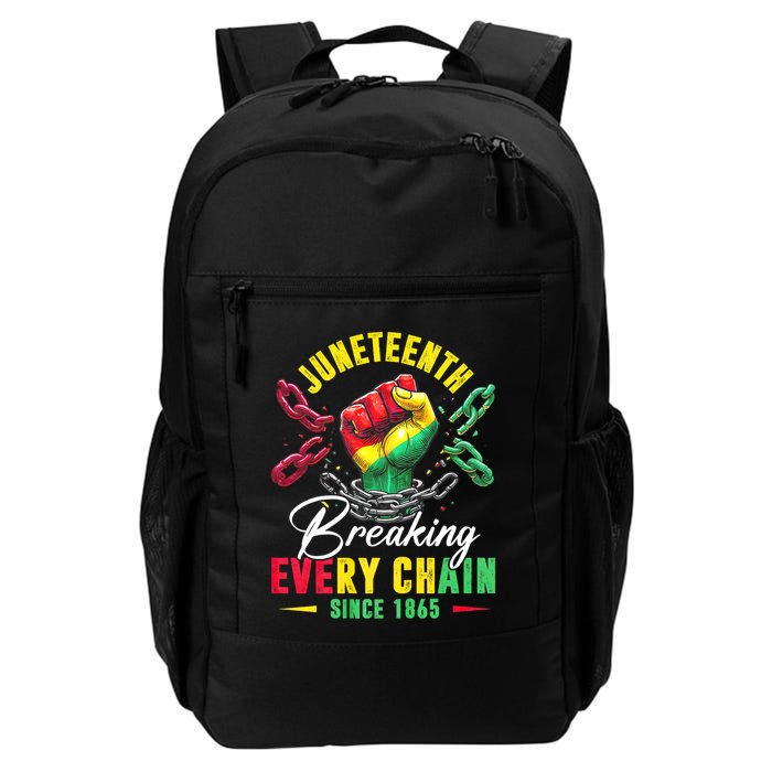 Juneteenth Breaking Every Chain Since 1865 Juneteenth Is My Independence Day Backpack