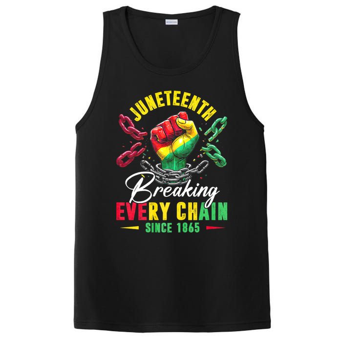 Juneteenth Breaking Every Chain Since 1865 Juneteenth Is My Independence Day PosiCharge Competitor Tank