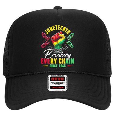 Juneteenth Breaking Every Chain Since 1865 Juneteenth Is My Independence Day Trucker Hat