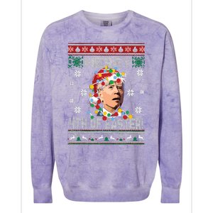 Joe Biden Easter Biden Ugly Christmas Colorblast Crewneck Sweatshirt