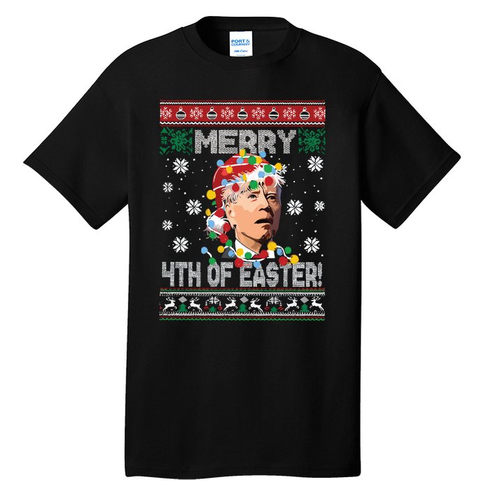 Joe Biden Easter Biden Ugly Christmas Tall T-Shirt