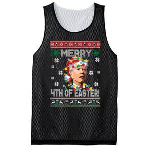 Joe Biden Easter Biden Ugly Christmas Mesh Reversible Basketball Jersey Tank